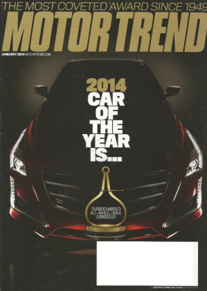 MOTOR TREND 2014 JAN - CAR OF THE YEAR, CAMARO SS vs U2, TIRE TEST
